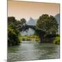 China 10MKm2 Collection - Guilin Yangshuo Bridge-Philippe Hugonnard-Mounted Photographic Print