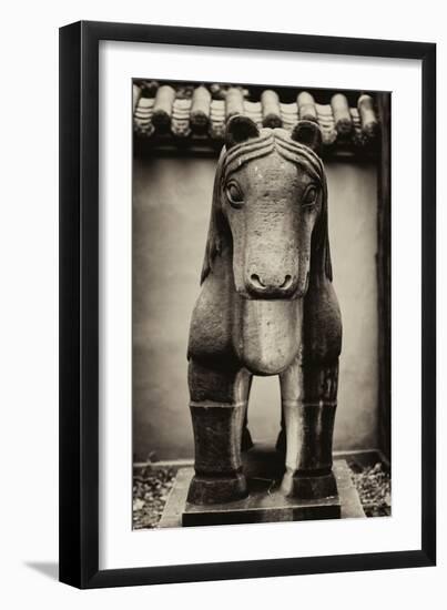 China 10MKm2 Collection - Horse Statue-Philippe Hugonnard-Framed Photographic Print