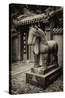 China 10MKm2 Collection - Horse Statue-Philippe Hugonnard-Stretched Canvas