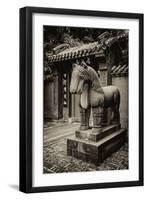 China 10MKm2 Collection - Horse Statue-Philippe Hugonnard-Framed Photographic Print