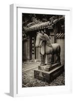 China 10MKm2 Collection - Horse Statue-Philippe Hugonnard-Framed Photographic Print