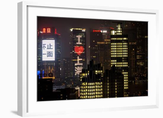 China 10MKm2 Collection - I Love Shanghai-Philippe Hugonnard-Framed Photographic Print