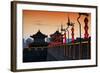 China 10MKm2 Collection - Illumination Night Ramparts - Xi'an City-Philippe Hugonnard-Framed Photographic Print