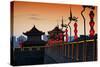 China 10MKm2 Collection - Illumination Night Ramparts - Xi'an City-Philippe Hugonnard-Stretched Canvas