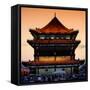 China 10MKm2 Collection - Illumination Night Ramparts - Xi'an City-Philippe Hugonnard-Framed Stretched Canvas