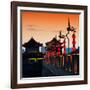 China 10MKm2 Collection - Illumination Night Ramparts - Xi'an City-Philippe Hugonnard-Framed Photographic Print