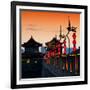 China 10MKm2 Collection - Illumination Night Ramparts - Xi'an City-Philippe Hugonnard-Framed Photographic Print