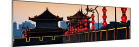 China 10MKm2 Collection - Illumination Night Ramparts - Xi'an City-Philippe Hugonnard-Mounted Photographic Print