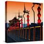 China 10MKm2 Collection - Illumination Night Ramparts - Xi'an City-Philippe Hugonnard-Stretched Canvas