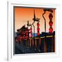 China 10MKm2 Collection - Illumination Night Ramparts - Xi'an City-Philippe Hugonnard-Framed Photographic Print