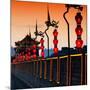 China 10MKm2 Collection - Illumination Night Ramparts - Xi'an City-Philippe Hugonnard-Mounted Photographic Print