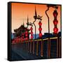 China 10MKm2 Collection - Illumination Night Ramparts - Xi'an City-Philippe Hugonnard-Framed Stretched Canvas
