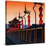 China 10MKm2 Collection - Illumination Night Ramparts - Xi'an City-Philippe Hugonnard-Stretched Canvas