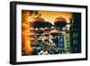 China 10MKm2 Collection - Instants Of Series - City Red Lanterns-Philippe Hugonnard-Framed Photographic Print