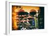 China 10MKm2 Collection - Instants Of Series - City Red Lanterns-Philippe Hugonnard-Framed Photographic Print