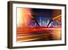 China 10MKm2 Collection - Instants Of Series - Colorful Garden Bridge - Shanghai-Philippe Hugonnard-Framed Photographic Print