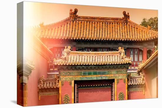 China 10MKm2 Collection - Instants Of Series - Forbidden City Architecture-Philippe Hugonnard-Stretched Canvas