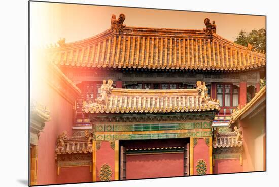 China 10MKm2 Collection - Instants Of Series - Forbidden City Architecture-Philippe Hugonnard-Mounted Photographic Print