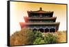 China 10MKm2 Collection - Instants Of Series - Forbidden City Temple-Philippe Hugonnard-Framed Stretched Canvas