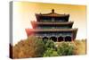 China 10MKm2 Collection - Instants Of Series - Forbidden City Temple-Philippe Hugonnard-Stretched Canvas