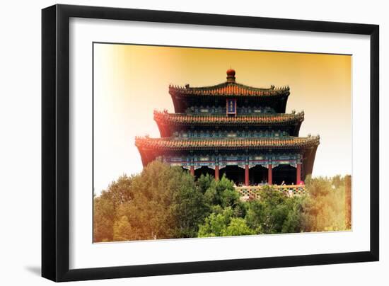 China 10MKm2 Collection - Instants Of Series - Forbidden City Temple-Philippe Hugonnard-Framed Photographic Print