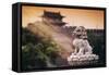 China 10MKm2 Collection - Instants Of Series - Guardian of the Temple-Philippe Hugonnard-Framed Stretched Canvas