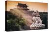 China 10MKm2 Collection - Instants Of Series - Guardian of the Temple-Philippe Hugonnard-Stretched Canvas