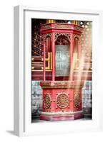 China 10MKm2 Collection - Instants Of Series - Prayer Wheel-Philippe Hugonnard-Framed Photographic Print