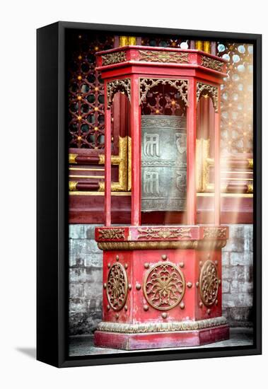 China 10MKm2 Collection - Instants Of Series - Prayer Wheel-Philippe Hugonnard-Framed Stretched Canvas