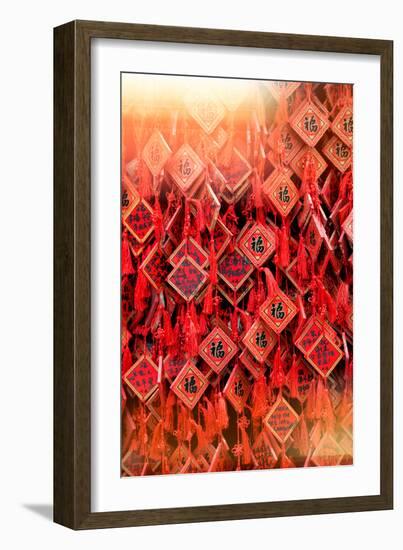 China 10MKm2 Collection - Instants Of Series - Prayer-Philippe Hugonnard-Framed Photographic Print