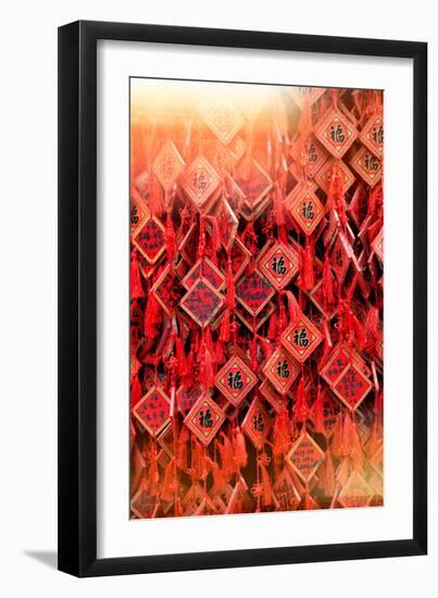 China 10MKm2 Collection - Instants Of Series - Prayer-Philippe Hugonnard-Framed Photographic Print