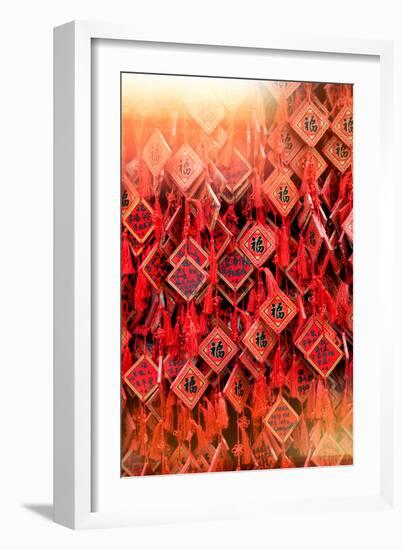 China 10MKm2 Collection - Instants Of Series - Prayer-Philippe Hugonnard-Framed Photographic Print