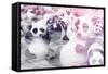 China 10MKm2 Collection - Instants Of Series - Psychedelic Pandas-Philippe Hugonnard-Framed Stretched Canvas