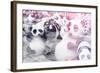 China 10MKm2 Collection - Instants Of Series - Psychedelic Pandas-Philippe Hugonnard-Framed Photographic Print