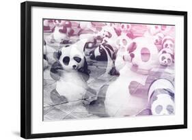 China 10MKm2 Collection - Instants Of Series - Psychedelic Pandas-Philippe Hugonnard-Framed Photographic Print