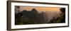 China 10MKm2 Collection - Karst Mountains at sunset - Yangshuo-Philippe Hugonnard-Framed Photographic Print