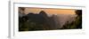 China 10MKm2 Collection - Karst Mountains at sunset - Yangshuo-Philippe Hugonnard-Framed Photographic Print