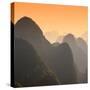 China 10MKm2 Collection - Karst Mountains at Sunset - Yangshuo-Philippe Hugonnard-Stretched Canvas