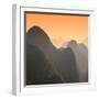 China 10MKm2 Collection - Karst Mountains at Sunset - Yangshuo-Philippe Hugonnard-Framed Photographic Print