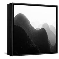 China 10MKm2 Collection - Karst Mountains at Sunset - Yangshuo-Philippe Hugonnard-Framed Stretched Canvas