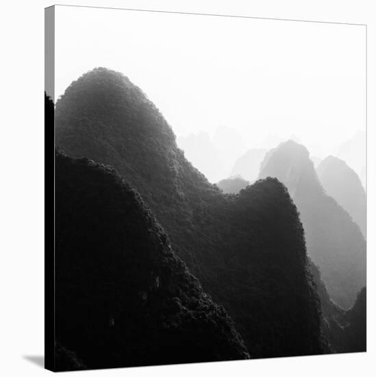 China 10MKm2 Collection - Karst Mountains at Sunset - Yangshuo-Philippe Hugonnard-Stretched Canvas