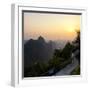 China 10MKm2 Collection - Karst Mountains at Sunset - Yangshuo-Philippe Hugonnard-Framed Photographic Print