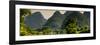 China 10MKm2 Collection - Karst Mountains at sunset - Yangshuo-Philippe Hugonnard-Framed Photographic Print