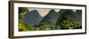 China 10MKm2 Collection - Karst Mountains at sunset - Yangshuo-Philippe Hugonnard-Framed Photographic Print