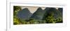 China 10MKm2 Collection - Karst Mountains at sunset - Yangshuo-Philippe Hugonnard-Framed Photographic Print