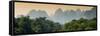 China 10MKm2 Collection - Karst Mountains at sunset - Yangshuo-Philippe Hugonnard-Framed Stretched Canvas