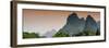 China 10MKm2 Collection - Karst Mountains at sunset - Yangshuo-Philippe Hugonnard-Framed Photographic Print