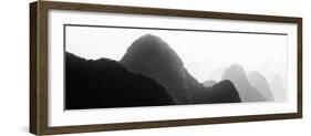 China 10MKm2 Collection - Karst Mountains at sunset - Yangshuo-Philippe Hugonnard-Framed Photographic Print