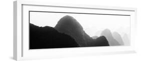 China 10MKm2 Collection - Karst Mountains at sunset - Yangshuo-Philippe Hugonnard-Framed Photographic Print