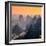 China 10MKm2 Collection - Karst Mountains at Sunset - Yangshuo-Philippe Hugonnard-Framed Photographic Print